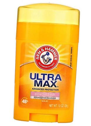 Антиперспирант для женщин, ultramax solid antiperspirant deodorant for women, arm & hammer 28г свежесть