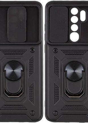 Ударопрочный чехол camshield serge ring для xiaomi redmi note 8 pro черный