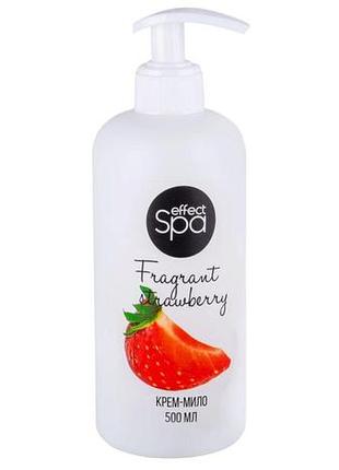 Жидкое крем-мыло effect spa fragrant strawberry с дозатором 500 мл