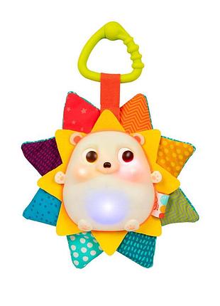 Сенсорная развивающая игрушка - ежик сияние-веселительно