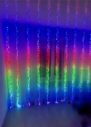Гирлянда «феерверк» с пультом, 150 led, 2 5м, 8 режимов