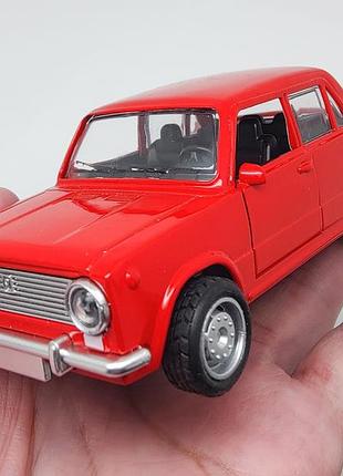 Модель автомобіля ваз 2101 червоний арт. 06959