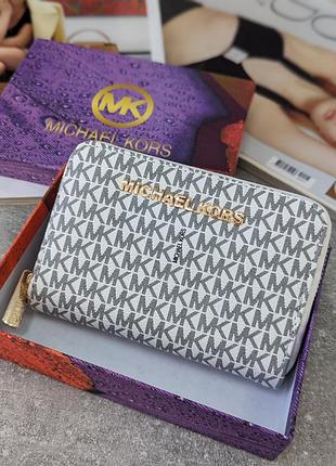Жіночий гаманець michael kr синій маленький майкл корс yousf