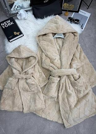 Парные халаты взрослый и детский