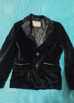 Смокинг бархатный il gufo на мальчика 6 лет рост 110