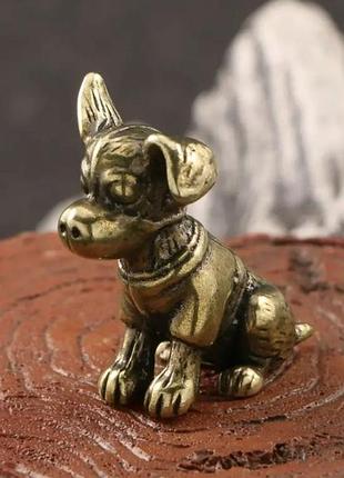 Статуетка «собачка» з латуні арт. 06815