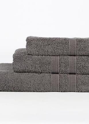 Полотенце махровое irya 70х140 deco coresoft темно-серый