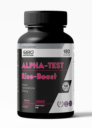 Тістобустер добавка для чоловіків alfa rise 2000 180 капсул garo nutrition