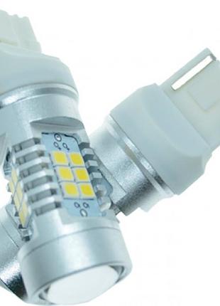 Led автолампа 4g21 stellar цоколь w21/5w/7443 білий