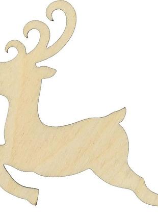 Заготовка фанера "олень" 5х7см