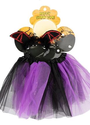 Карнавальный костюм на хэллоуин изящная летучая мышь 15102-021 134-140 рост