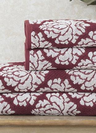 Рушник living бордо 70х140см, 100% бавовна, ozdilek