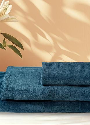 Vs-t34-3050 полотенце 30х50см микрофибра, сапфировый versailles