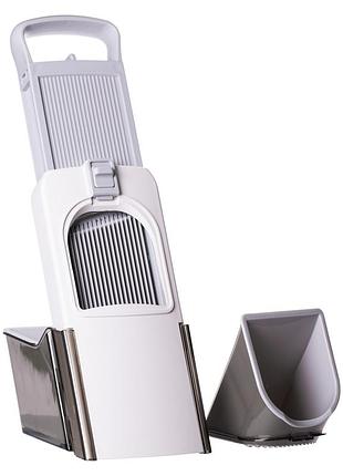 Овощерезка ручная универсальная с контейнером 19×12.5×34 см слайсер для овощей кухонная овощерезка hp-8-67