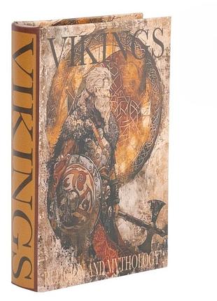 Книга-сейф металева з двома ключами вікінг 26х17х5 см 0509-003