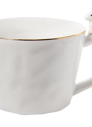 Чашка фарфоровая лошадка 350 мл 1149-521