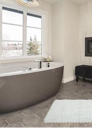 Набор ковриков irya 35х55+55х85 garnet кремовый