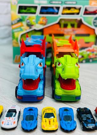 Раскладной трейлер + 4ры машинки 🚗 3