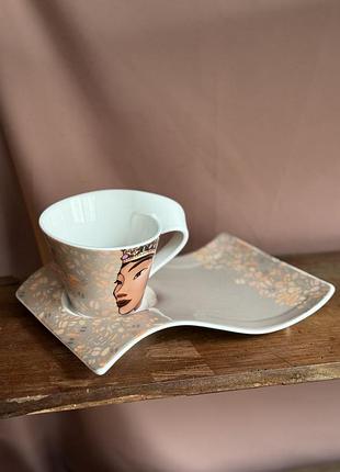 Чашка з підставною тарілкою від villeroy&boch