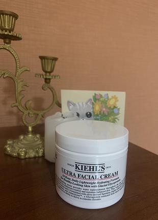 Зволожувальний крем зі скваланом для всіх типів шкіри обличчя kiehl's ultra facial cream