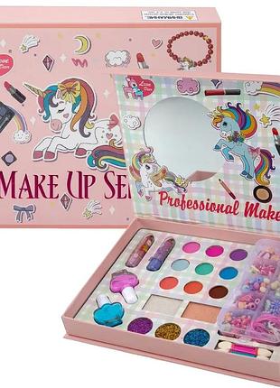 Набор детской декоративной косметики с набором для создания украшений 2 в 1 makeup набор для девочек