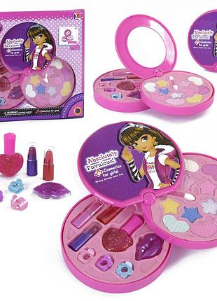 Детская игрушечная косметика набор детской декоративной косметики для девочек тени, помада, блеск, лак от 5лет