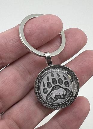 Брелок для ключей "медвежья лапа" арт. 07049