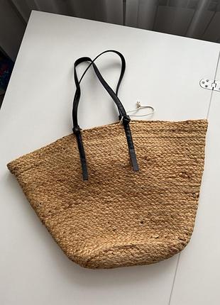 Плетена сумка шоппер