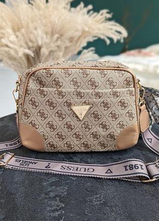Сумка женская ge бежевый гесс кросс-боди yousf