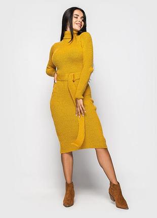 Теплое платье 42-46 размер