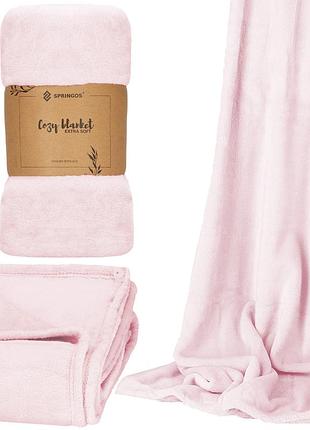 Плед-покривало springos extra soft 70 x 160 см ha7176 poland