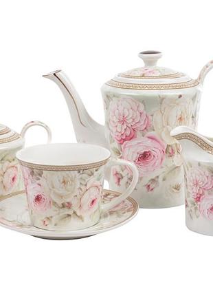 Чайный сервиз 15 предметов lefard английская роза 220 мл 1924-855