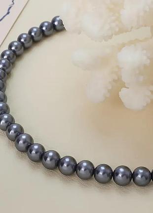 Намисто кольору графіт 3