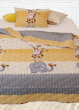 Покрывало-одеяло стеганое 160х212 пирамидка