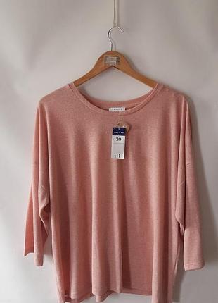 Легкий женский свободный лонгслив 3xl