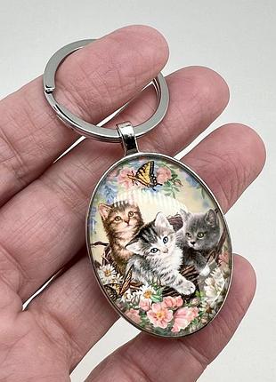 Брелок для ключей "котята" арт. 07431