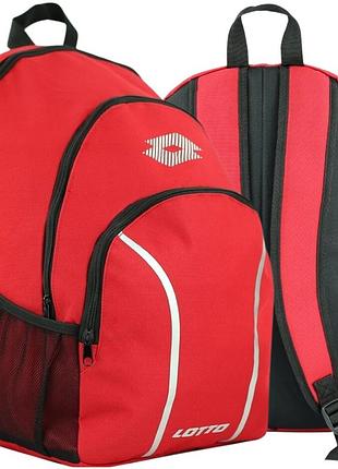Рюкзак спортивный 22l lotto delta plus красный