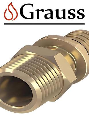 Переходник grauss ka.a08m-16 - 16(2.2mm) x 3/4"m, чехия