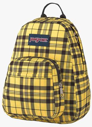 Молодежный рюкзак 10l jansport half pint желтый в клетку