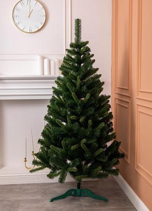 Искусственная елка 2,2 м зеленая, новогодняя ель рождество реалистичная премиум sok-2-7