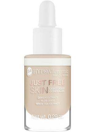 Жидкий консиллер под глаза hypoallergenic just free 04 sand 8.5 г