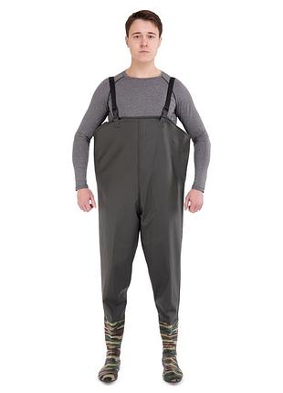 Рыбацкий полукомбинезон sport trade ty-142 размер 39-46 оливковый