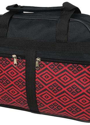 Господарська сумка для покупок 12l wallaby, україна чорна з бордовим