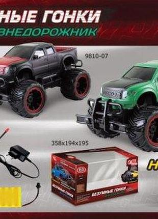 Джип на радиоуправлении "безумные гонки" аккумулятор свет