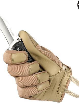 M-tac перчатки police khaki 5