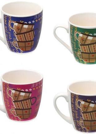 Чашка фаянс "кофе" 200мл x3-14