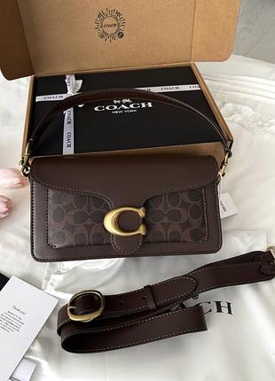 Шкіряна сумка tabby 26 через плече у канві co