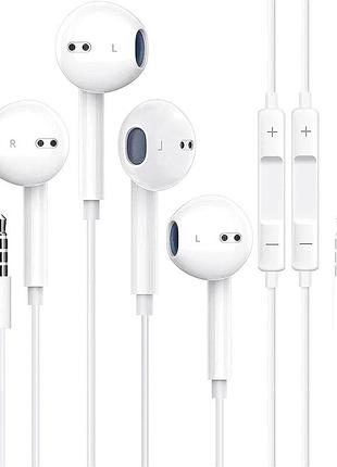 Комплект из 2 наушников-вкладышей, проводные наушники с разъемом 3,5 мм, amazon, германия