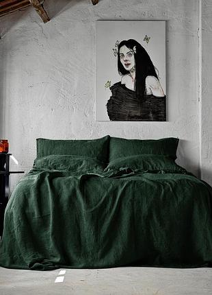Постільна білизна з льону євро muse forest сімейний