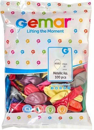 Шарики 11(12) "металлик" "gemar" gm110/82 knz